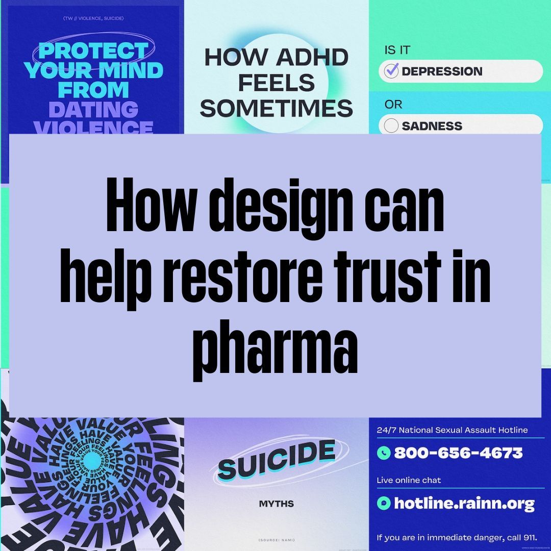 How Design Can Help Restore Trust in Pharma